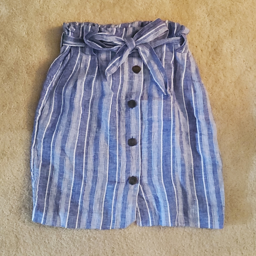 Blue Pencil skirt